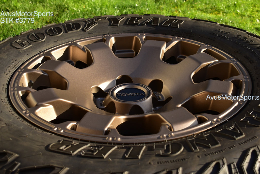 18" TOYOTA TACOMA Trail Hunter OEM FACTORY WHEELS Goodyear Tires fits 2024 2025