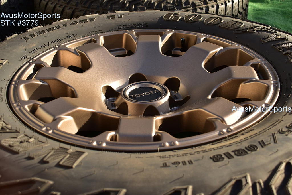 18" TOYOTA TACOMA Trail Hunter OEM FACTORY WHEELS Goodyear Tires fits 2024 2025