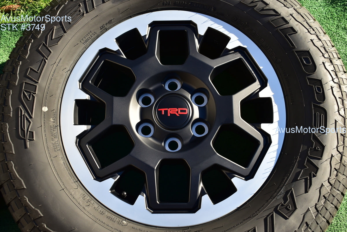 18" TOYOTA TACOMA OEM FACTORY TRD Offroad WHEELS FALKEN A/T Tires 4runner Tundra