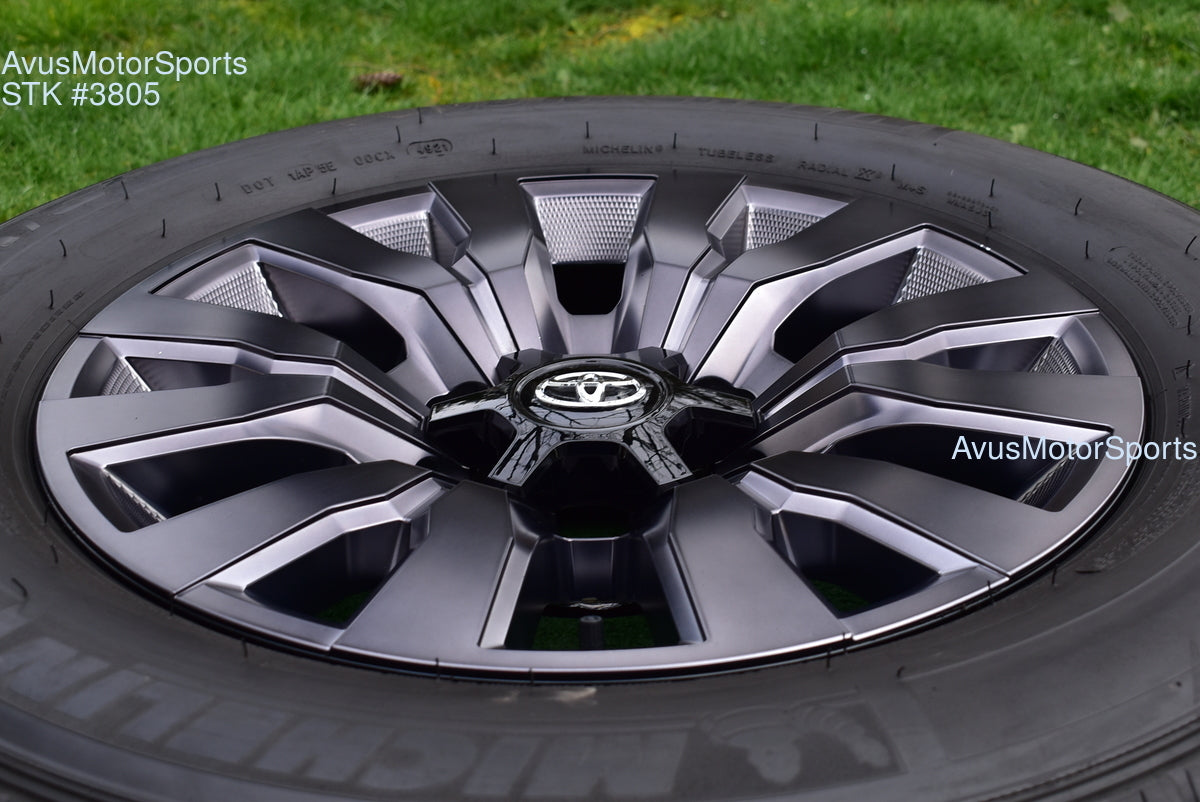 18" TOYOTA TACOMA Limited OEM FACTORY Clad Night Shade ED WHEELS Tires 2022
