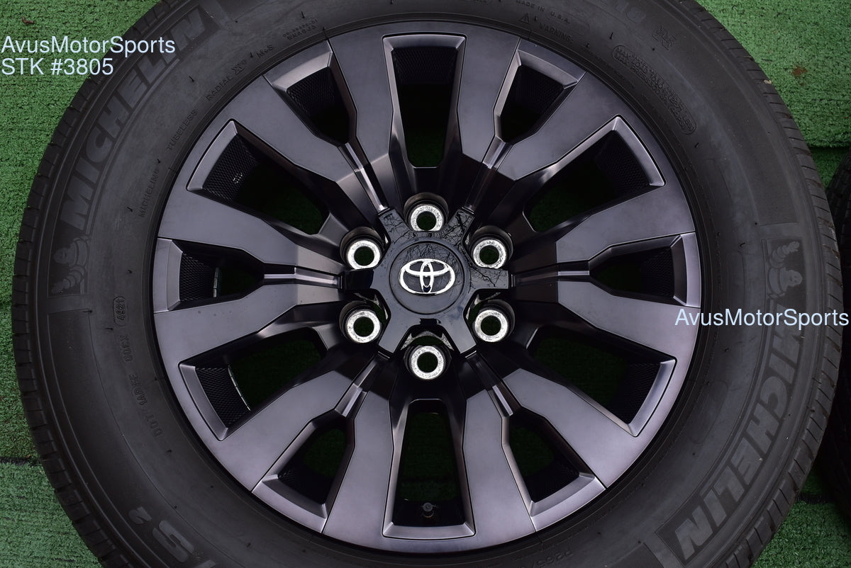 18" TOYOTA TACOMA Limited OEM FACTORY Clad Night Shade ED WHEELS Tires 2022