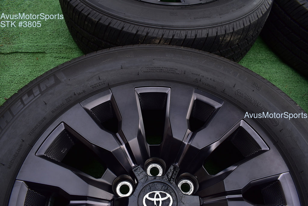 18" TOYOTA TACOMA Limited OEM FACTORY Clad Night Shade ED WHEELS Tires 2022