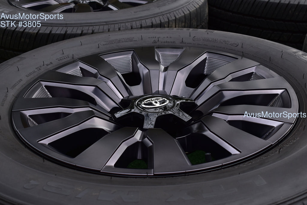 18" TOYOTA TACOMA Limited OEM FACTORY Clad Night Shade ED WHEELS Tires 2022
