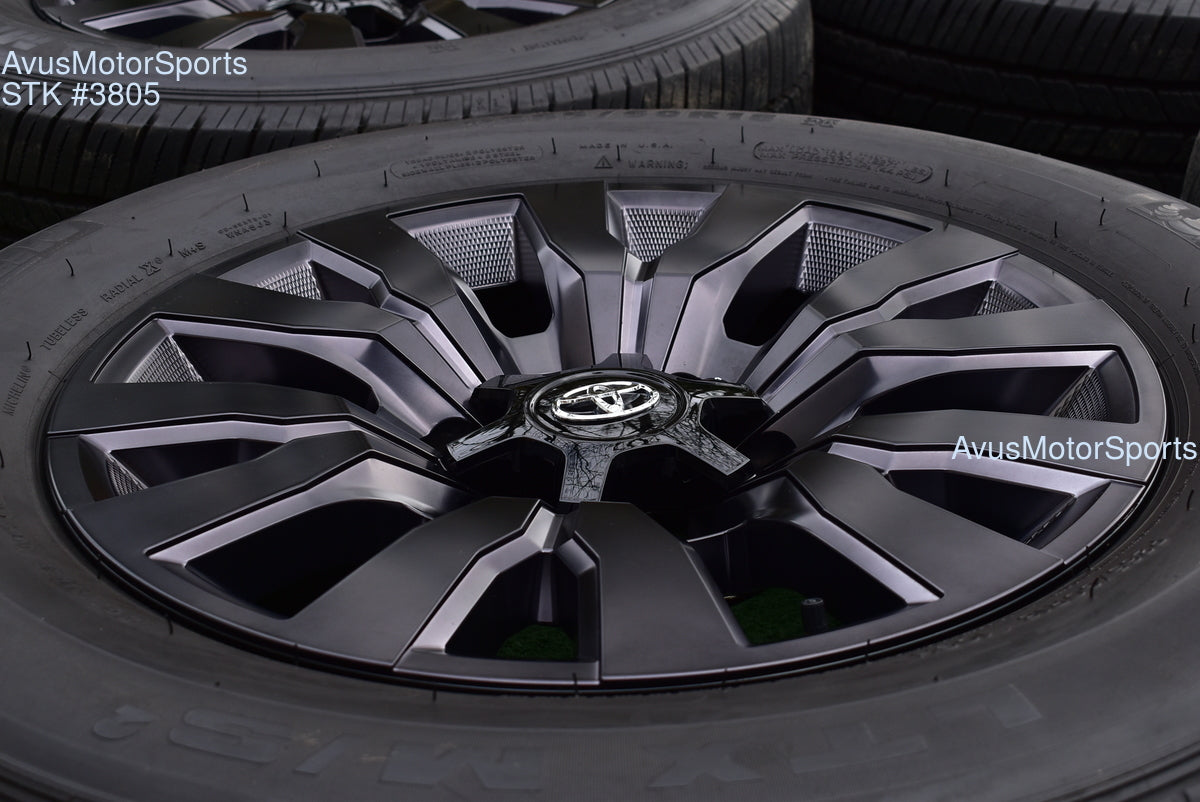 18" TOYOTA TACOMA Limited OEM FACTORY Clad Night Shade ED WHEELS Tires 2022
