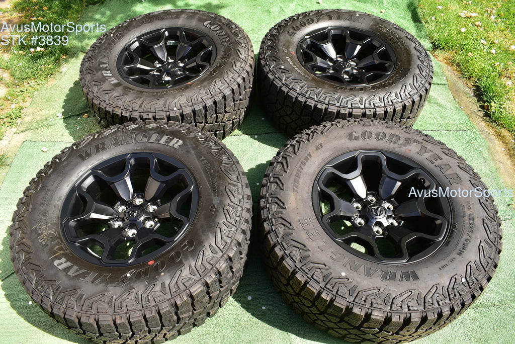 18" Ram 1500 RHO TRX OEM Wheels Tires Jeep Wagoneer