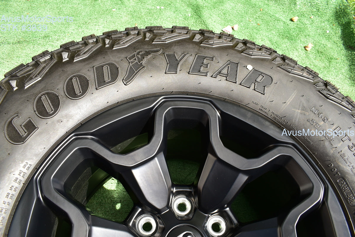 18" Ram 1500 RHO TRX OEM Wheels Tires Jeep Wagoneer