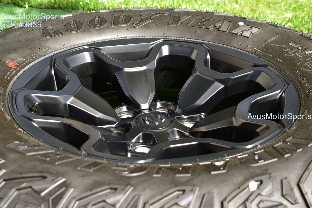 18" Ram 1500 RHO TRX OEM Wheels Tires Jeep Wagoneer