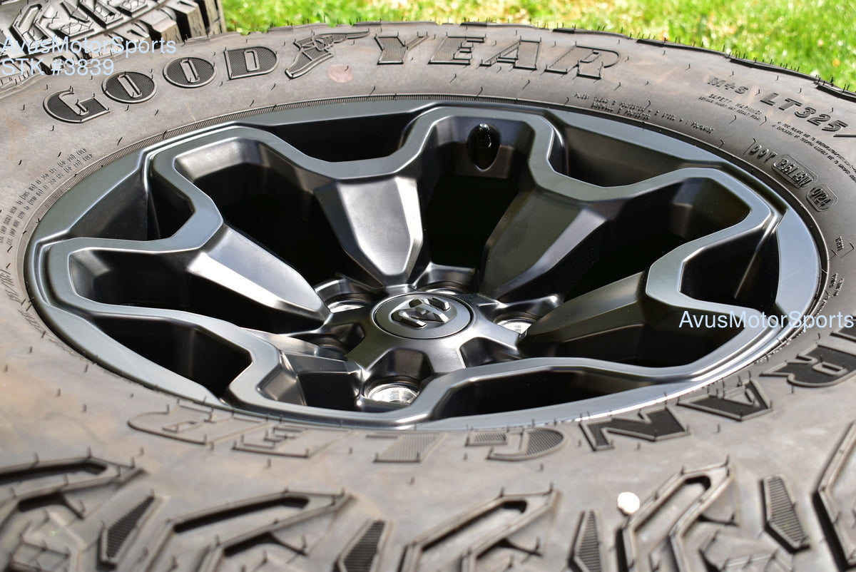 18" Ram 1500 RHO TRX OEM Wheels Tires Jeep Wagoneer