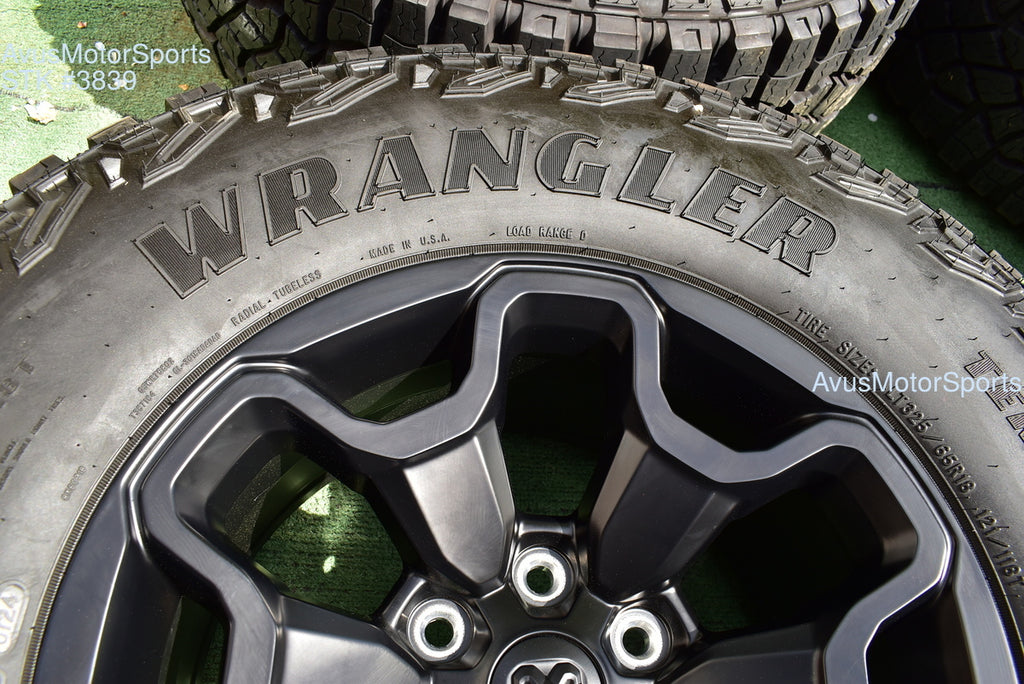 18" Ram 1500 RHO TRX OEM Wheels Tires Jeep Wagoneer
