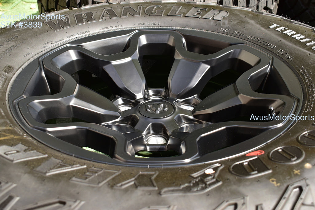 18" Ram 1500 RHO TRX OEM Wheels Tires Jeep Wagoneer