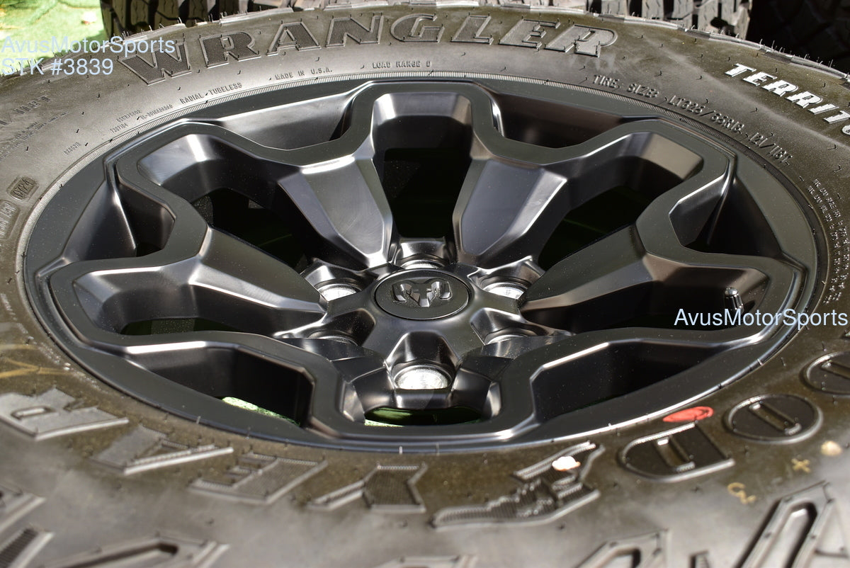 18" Ram 1500 RHO TRX OEM Wheels Tires Jeep Wagoneer
