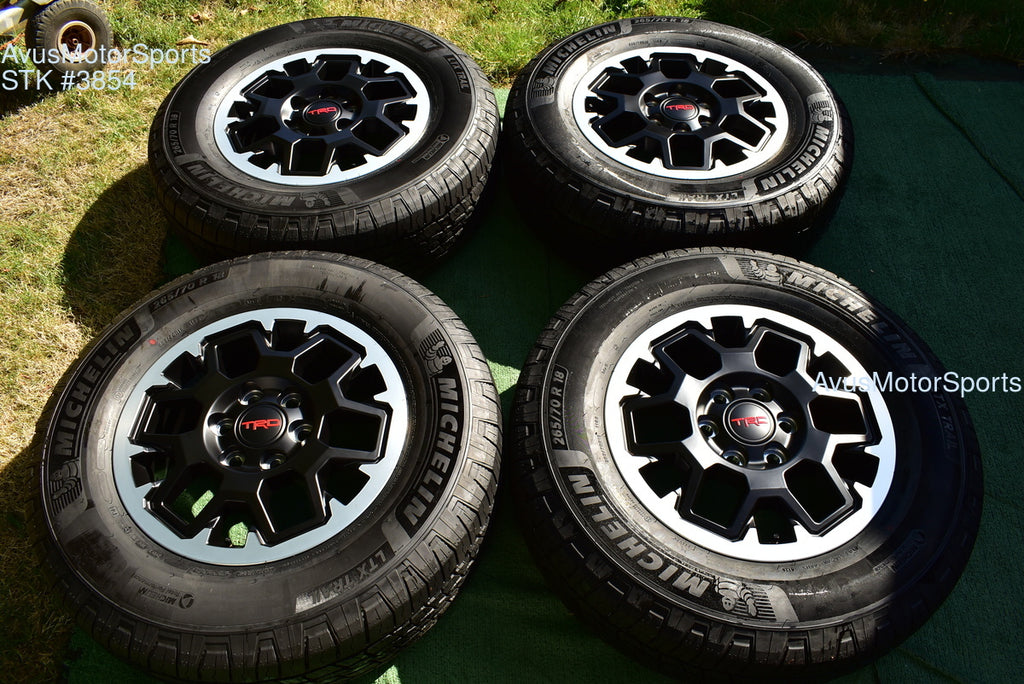 18" TOYOTA 4runner OEM FACTORY TRD Offroad WHEELS MICHELIN Tires Tacoma Tundra