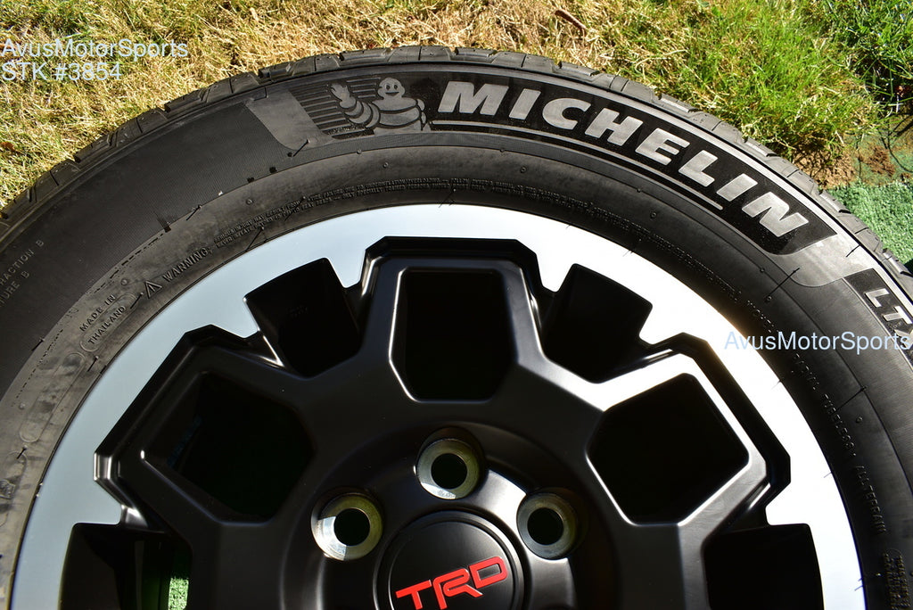 18" TOYOTA 4runner OEM FACTORY TRD Offroad WHEELS MICHELIN Tires Tacoma Tundra
