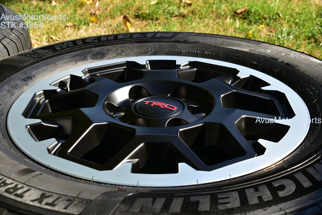 18" TOYOTA 4runner OEM FACTORY TRD Offroad WHEELS MICHELIN Tires Tacoma Tundra