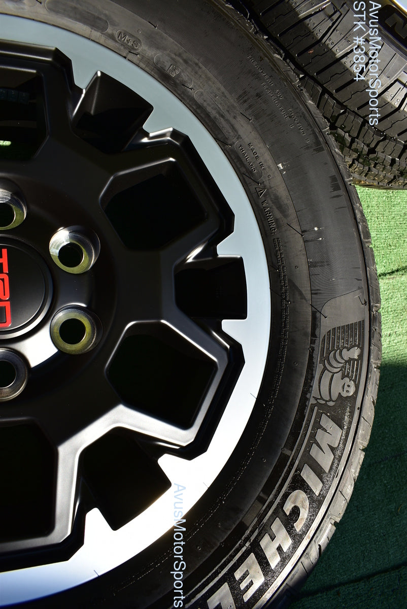 18" TOYOTA 4runner OEM FACTORY TRD Offroad WHEELS MICHELIN Tires Tacoma Tundra