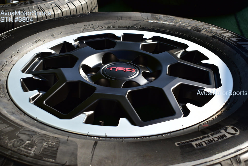 18" TOYOTA 4runner OEM FACTORY TRD Offroad WHEELS MICHELIN Tires Tacoma Tundra
