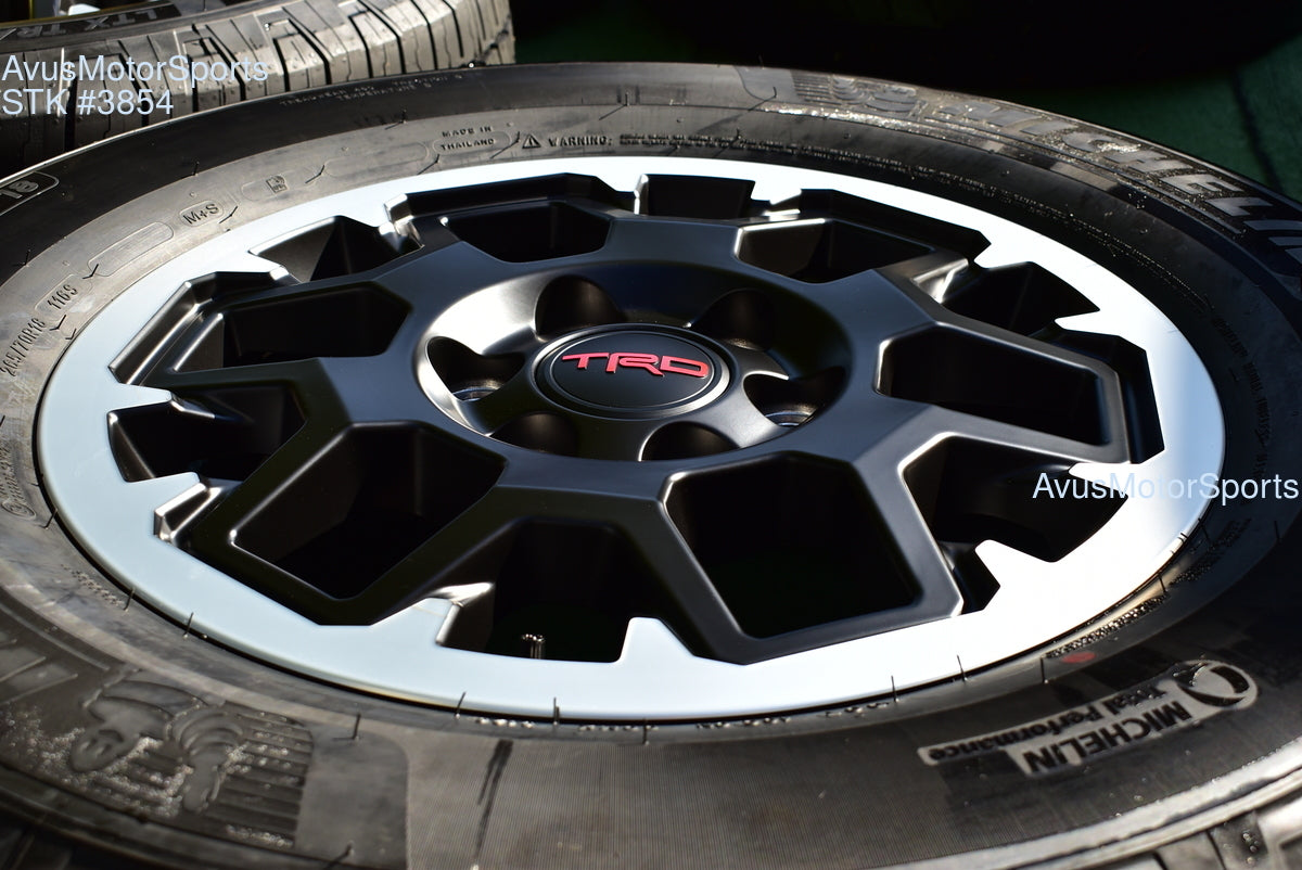 18" TOYOTA 4runner OEM FACTORY TRD Offroad WHEELS MICHELIN Tires Tacoma Tundra