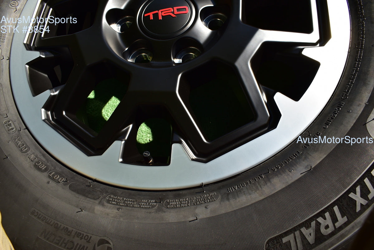 18" TOYOTA 4runner OEM FACTORY TRD Offroad WHEELS MICHELIN Tires Tacoma Tundra