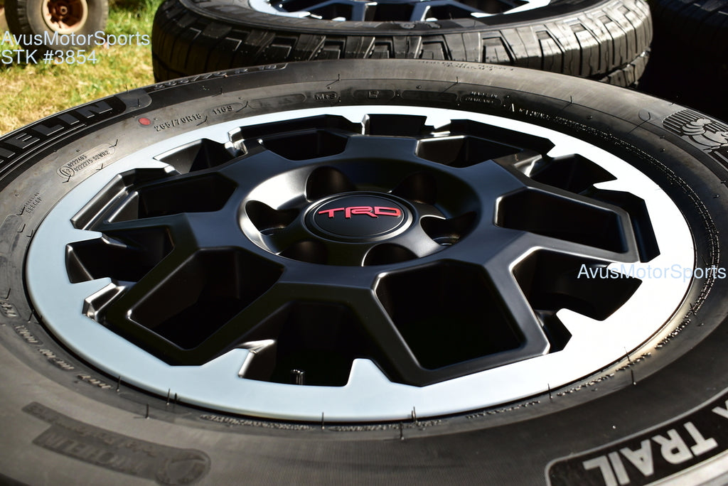 18" TOYOTA 4runner OEM FACTORY TRD Offroad WHEELS MICHELIN Tires Tacoma Tundra